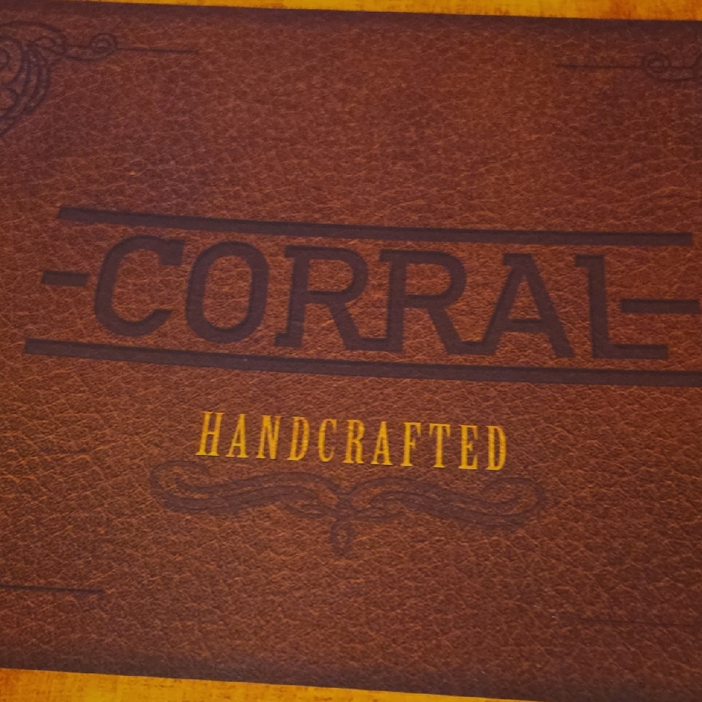 Corral Handcrafted Leather in Rich Brown